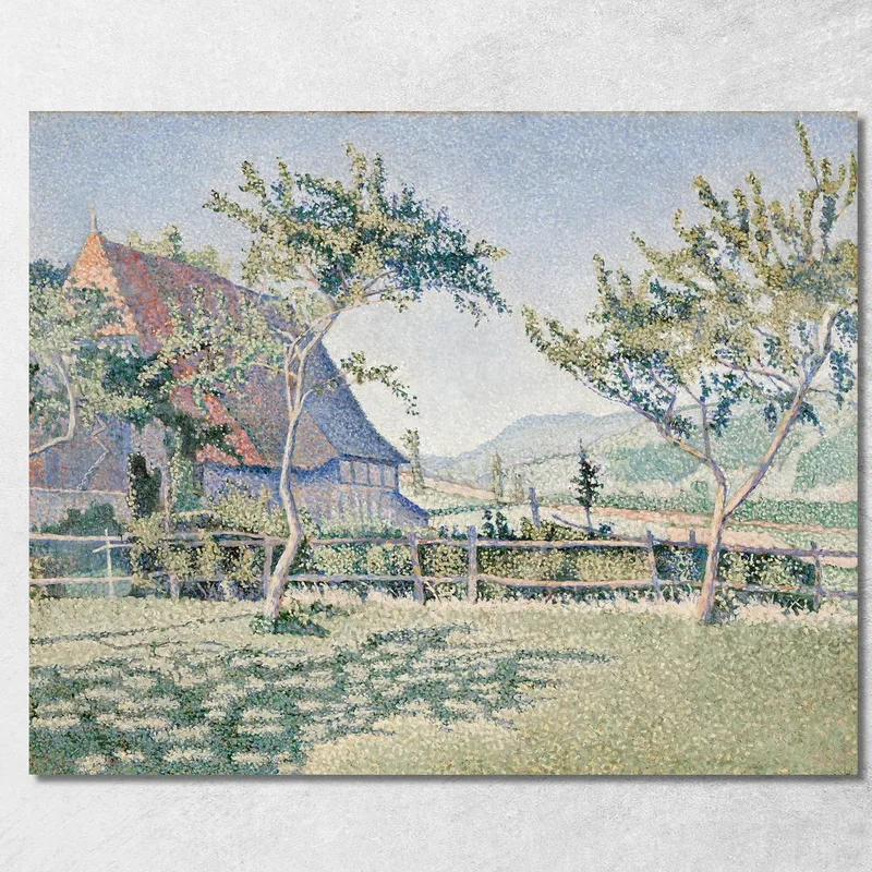 Comblat-Le-Château Il Prato Le Pré Opus 161 Paul Signac quadro stampa su tela