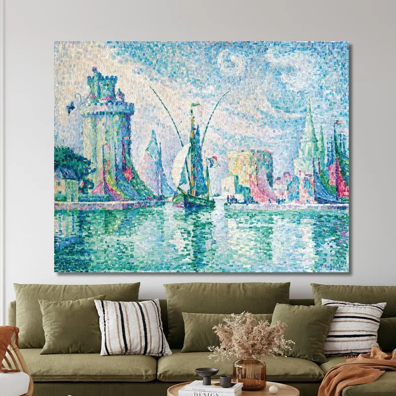 Las Torres Verdes De La Rochelle Paul Signac