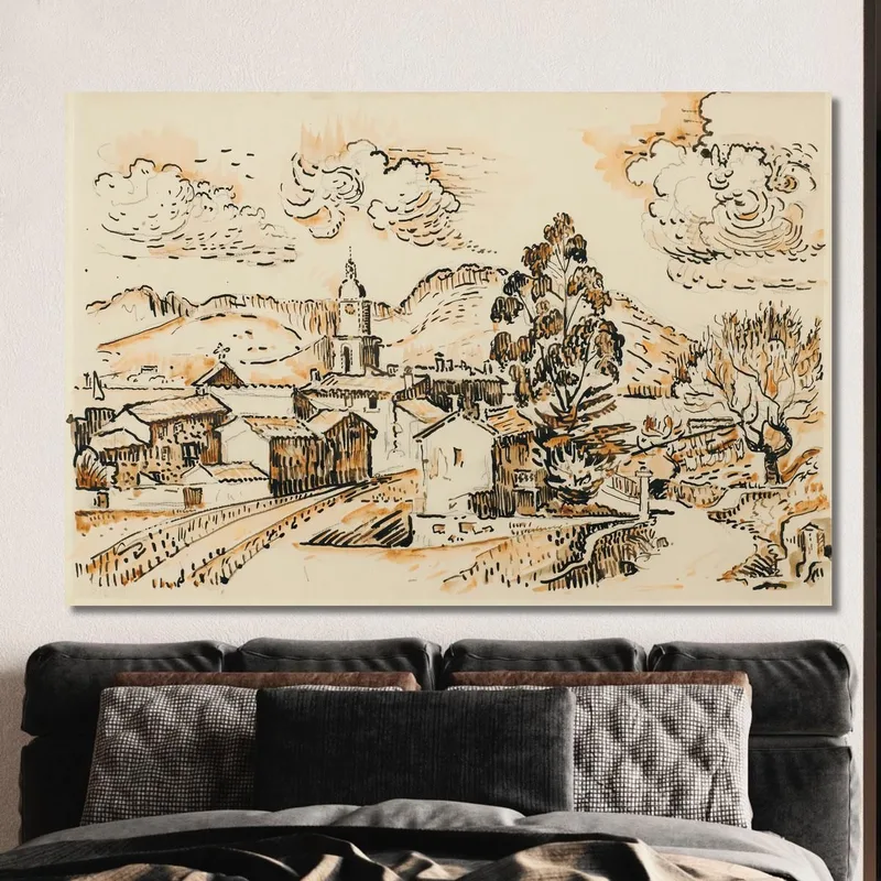 Saint-Tropez Le Clocher Paul Signac