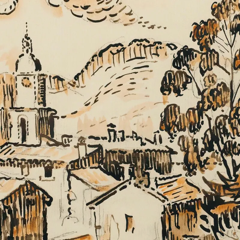 Saint-Tropez Le Clocher Paul Signac