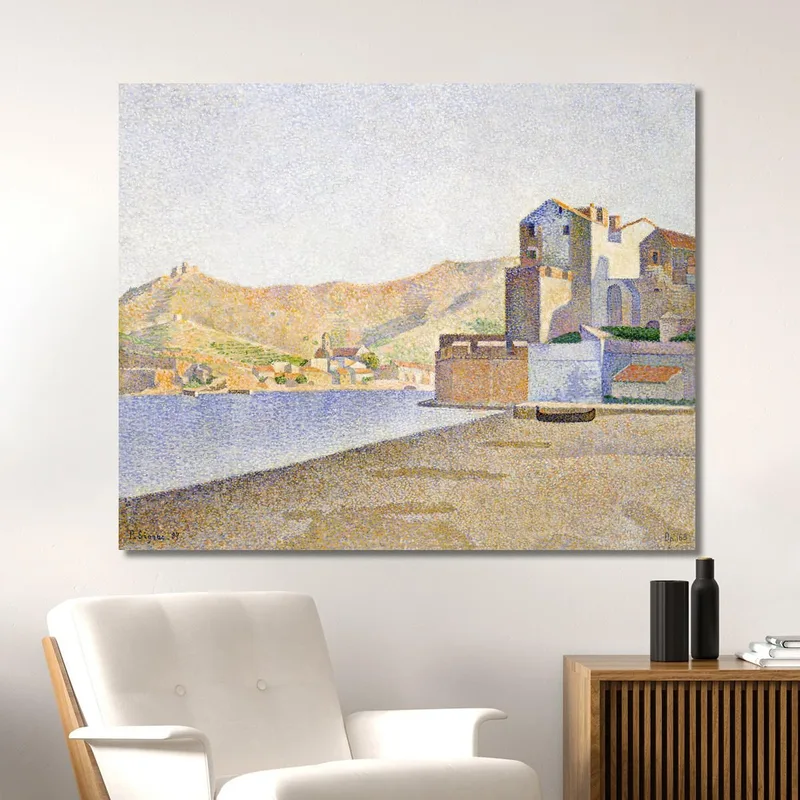 La Spiaggia Cittadina Collioure Opus 165 1887 Paul Signac
