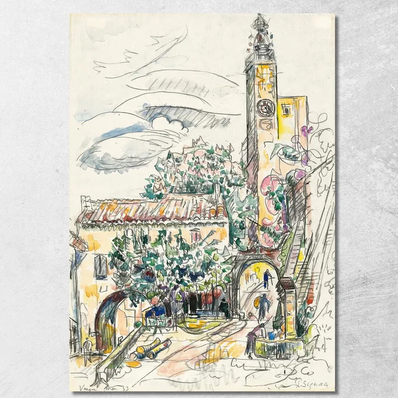 Vaison Paul Signac cuadro en lienzo