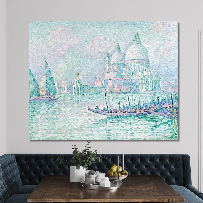 Venedig. Der Gruß. Grün Paul Signac