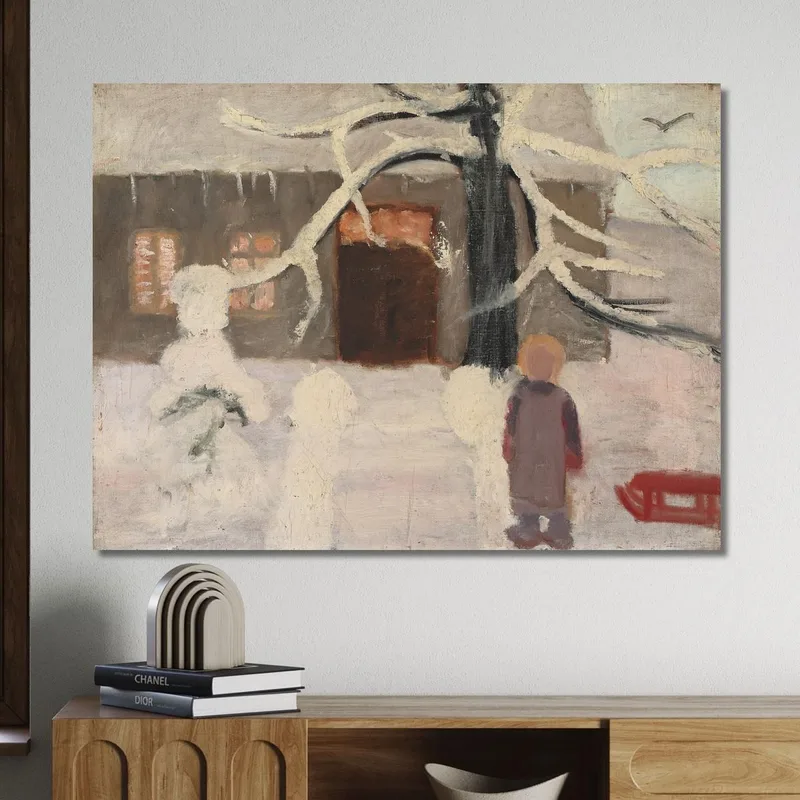 Junge Im Schnee Paula Modersohn-Becker