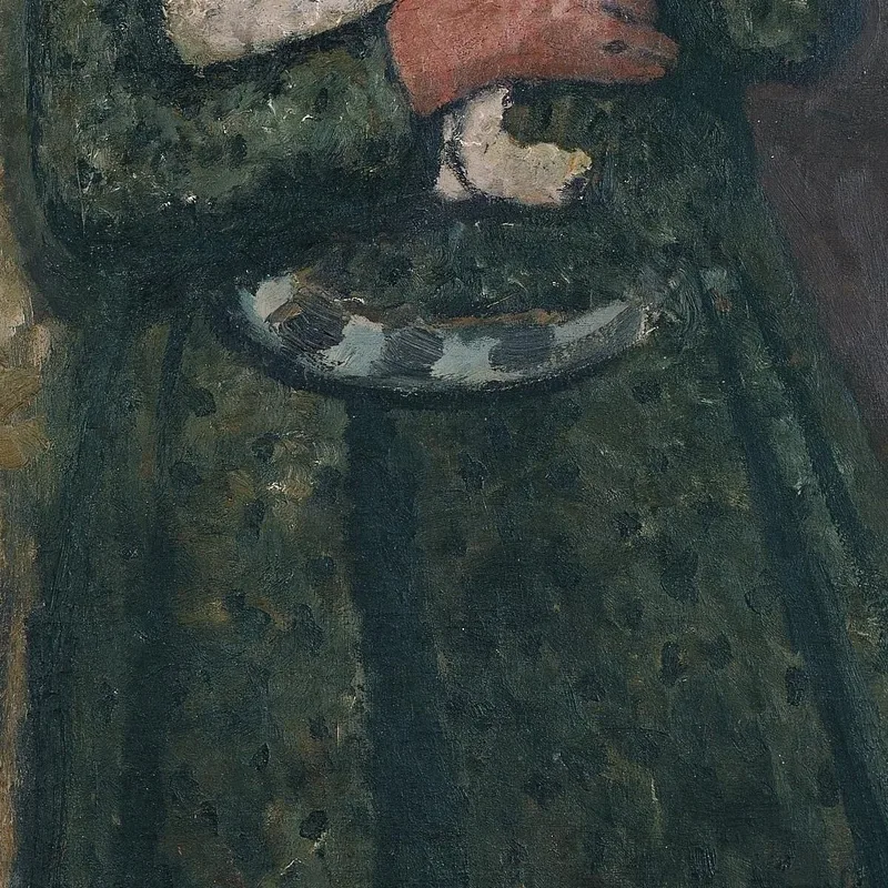 Mädchen Im Birkenwald Mit Katze Paula Modersohn-Becker