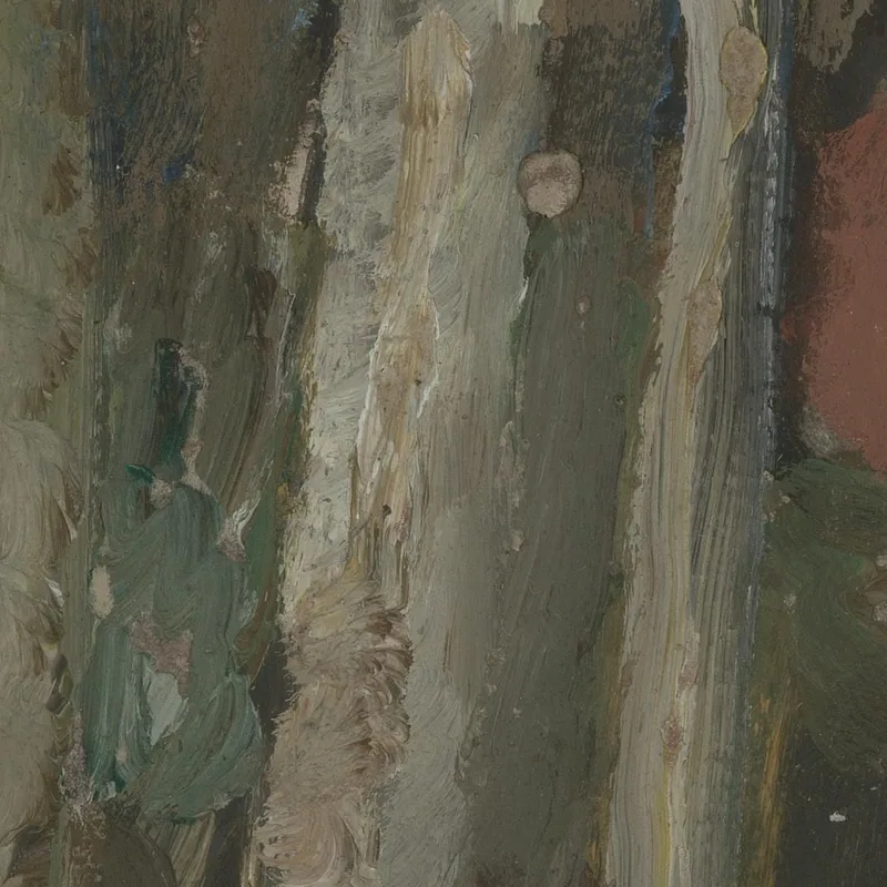 Mädchen Im Birkenwald Paula Modersohn-Becker