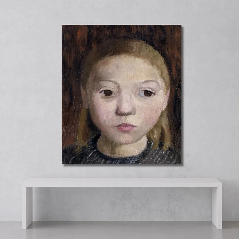Cabeza De Una Niña Paula Modersohn-Becker