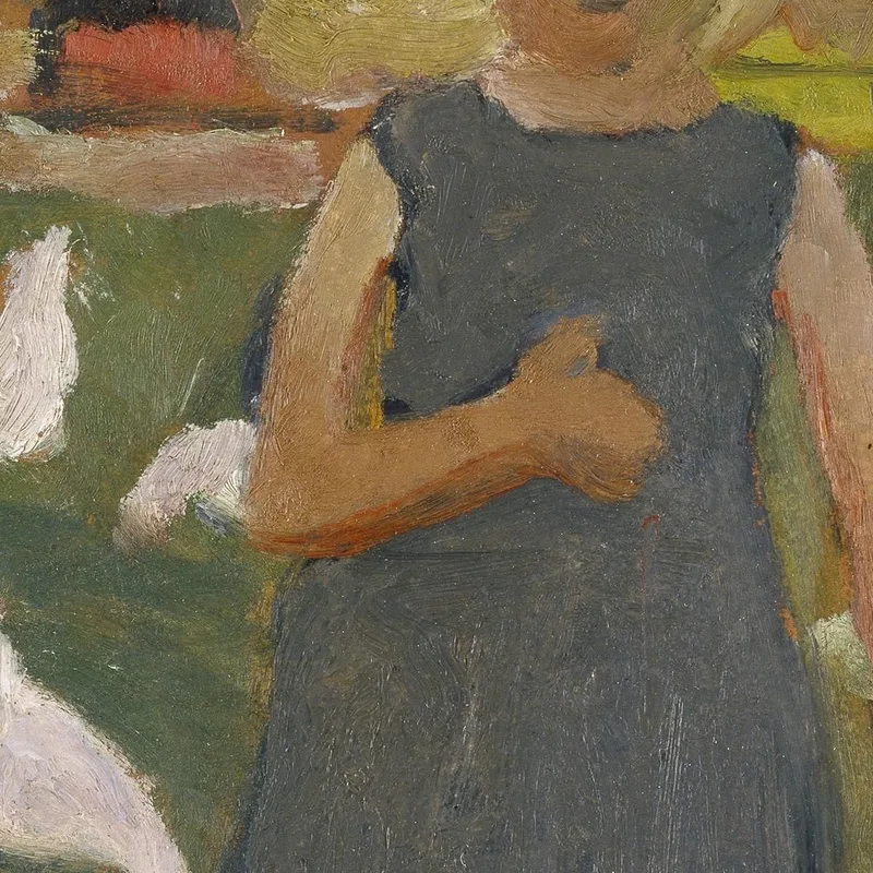 Niños Con Gansos Paula Modersohn-Becker