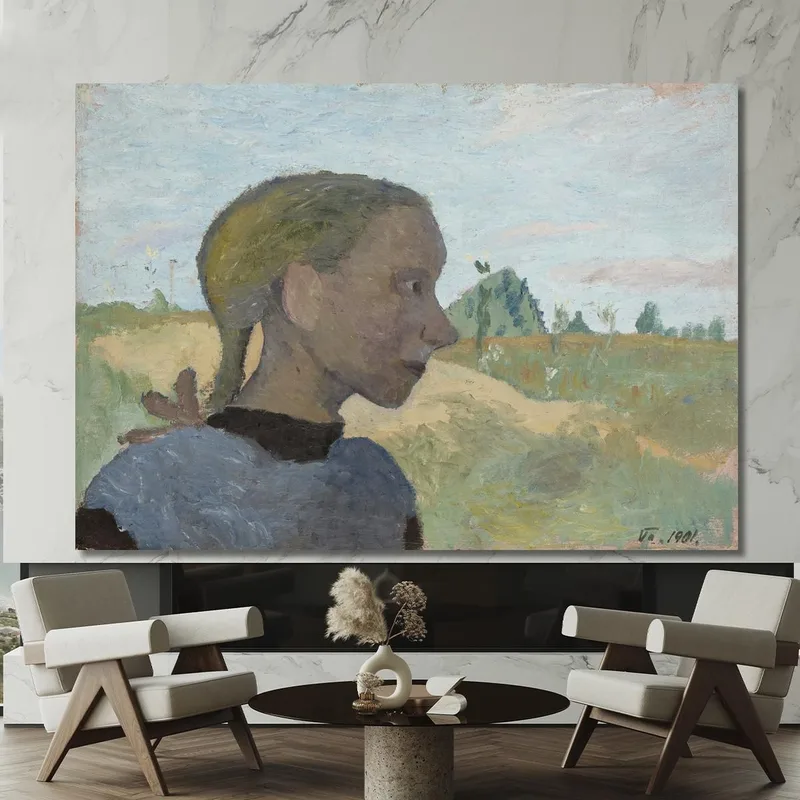 Ritratto Di Una Ragazza Paula Modersohn-Becker