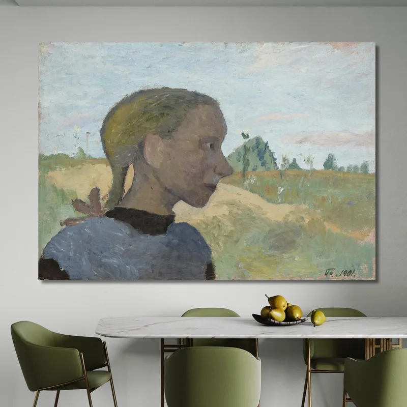 Ritratto Di Una Ragazza Paula Modersohn-Becker