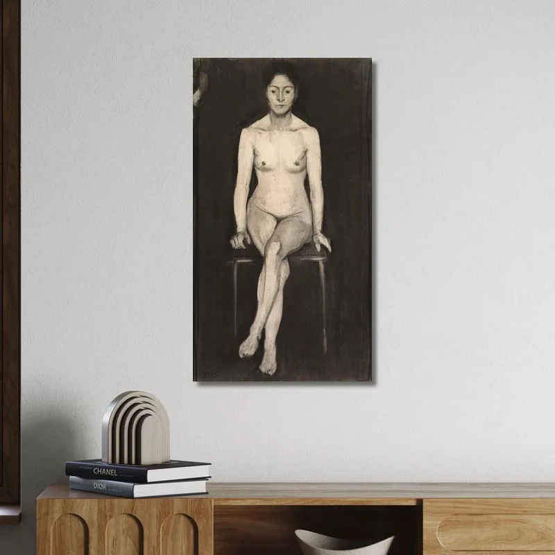 Sitzender Weiblicher Akt Paula Modersohn-Becker