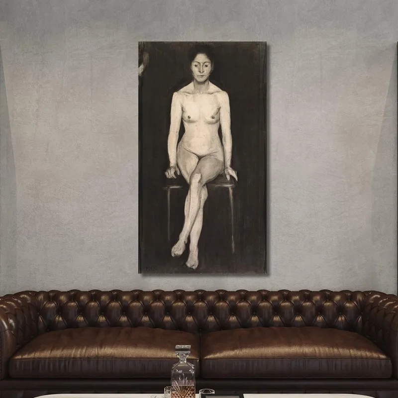 Sitzender Weiblicher Akt Paula Modersohn-Becker