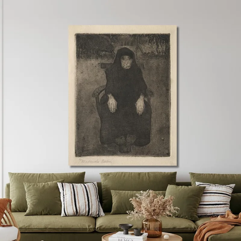 Mujer Anciana Sentada Paula Modersohn-Becker