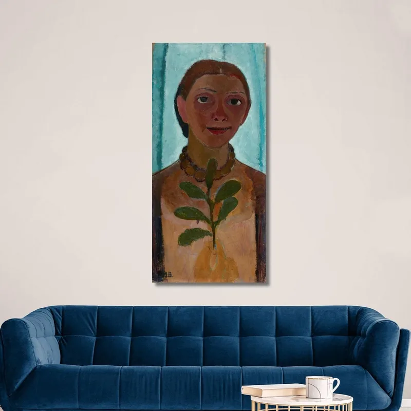 Selbstporträt Mit Kamelienzweig Paula Modersohn-Becker