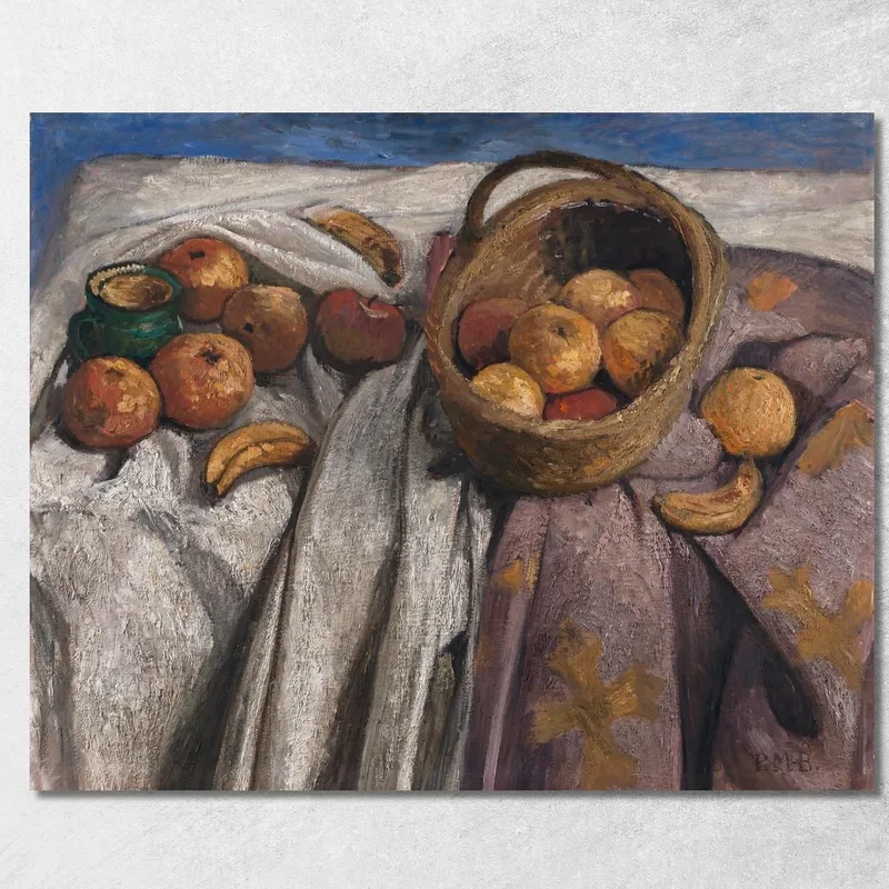 Naturaleza Muerta Con Manzanas Y Plátanos Paula Modersohn-Becker cuadro en lienzo