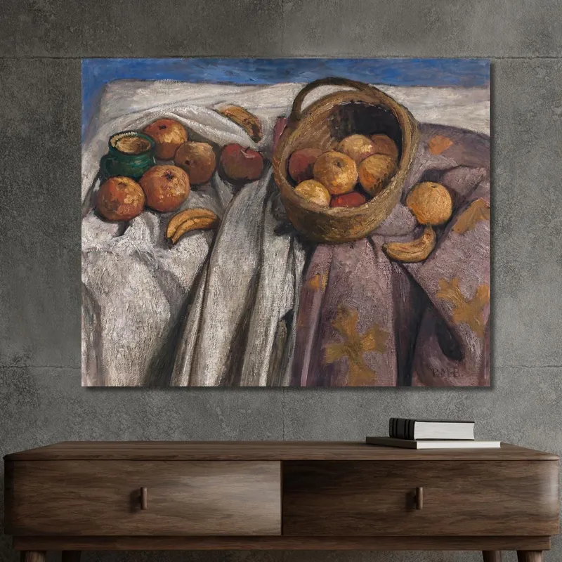 Stillleben Mit Äpfeln Und Bananen Paula Modersohn-Becker
