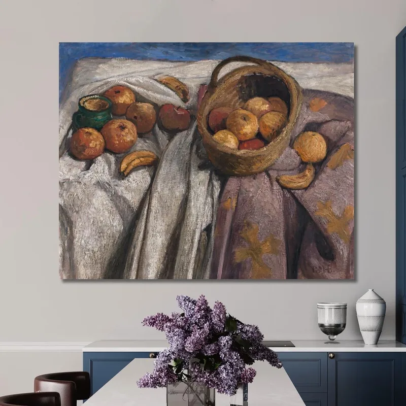 Stillleben Mit Äpfeln Und Bananen Paula Modersohn-Becker