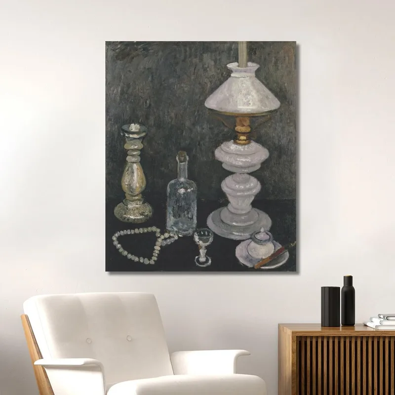 Stillleben Mit Gaslampe Paula Modersohn-Becker