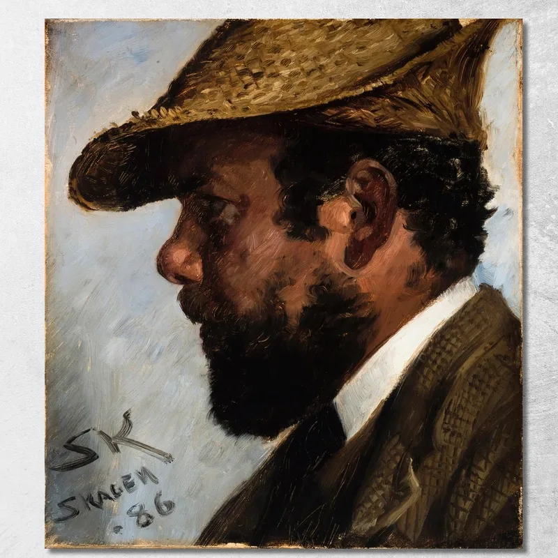 Adrian Stokes Peder Severin Krøyer quadro stampa su tela