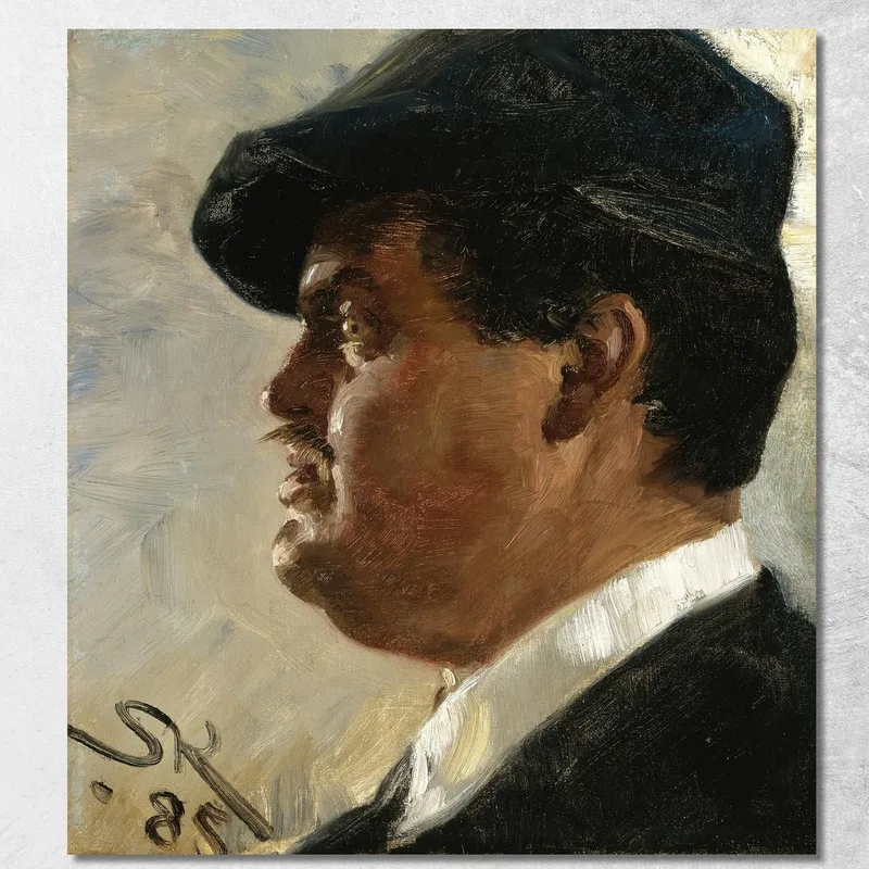 Carl Locher Peder Severin Krøyer quadro stampa su tela