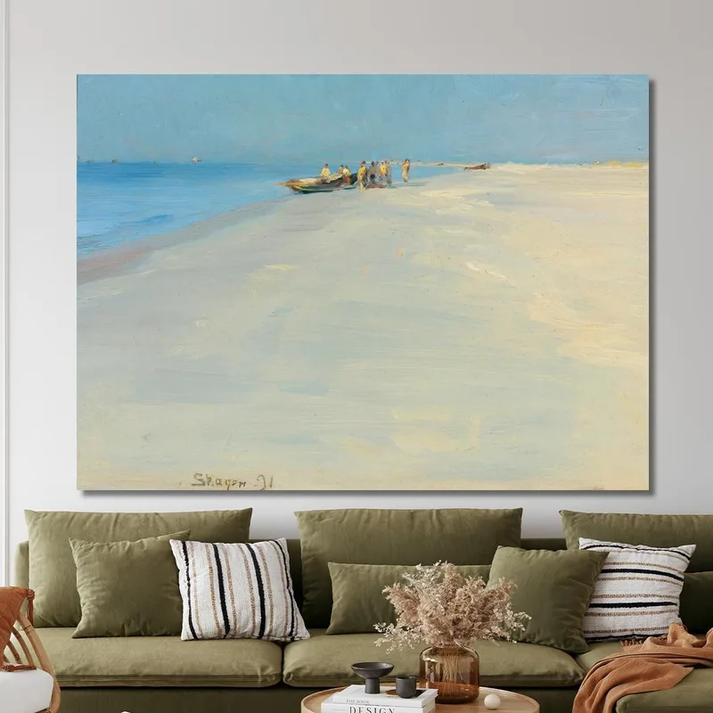 Fischer Am Strand Von Skagen Peder Severin Krøyer
