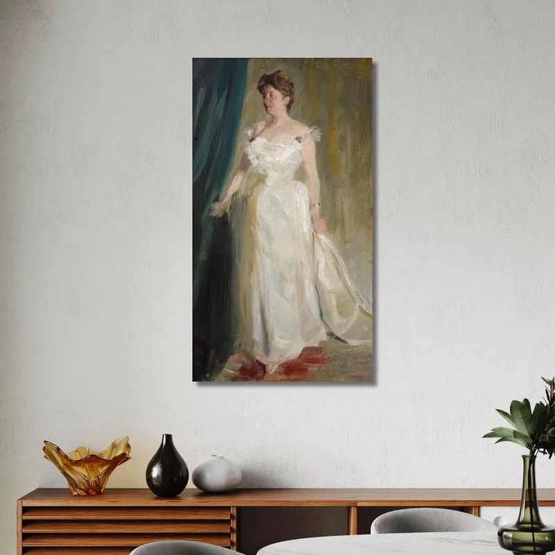 Portrait De La Comtesse Lillie Suzanne Raben-Levetzau Peder Severin Krøyer