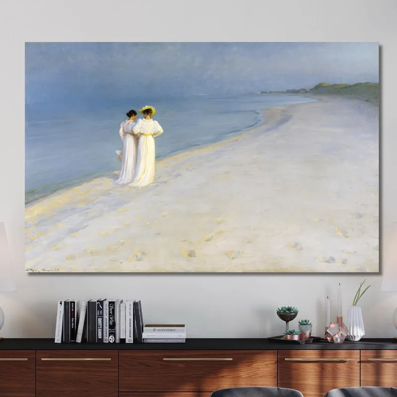 Sommerabend Am Südstrand Peder Severin Krøyer