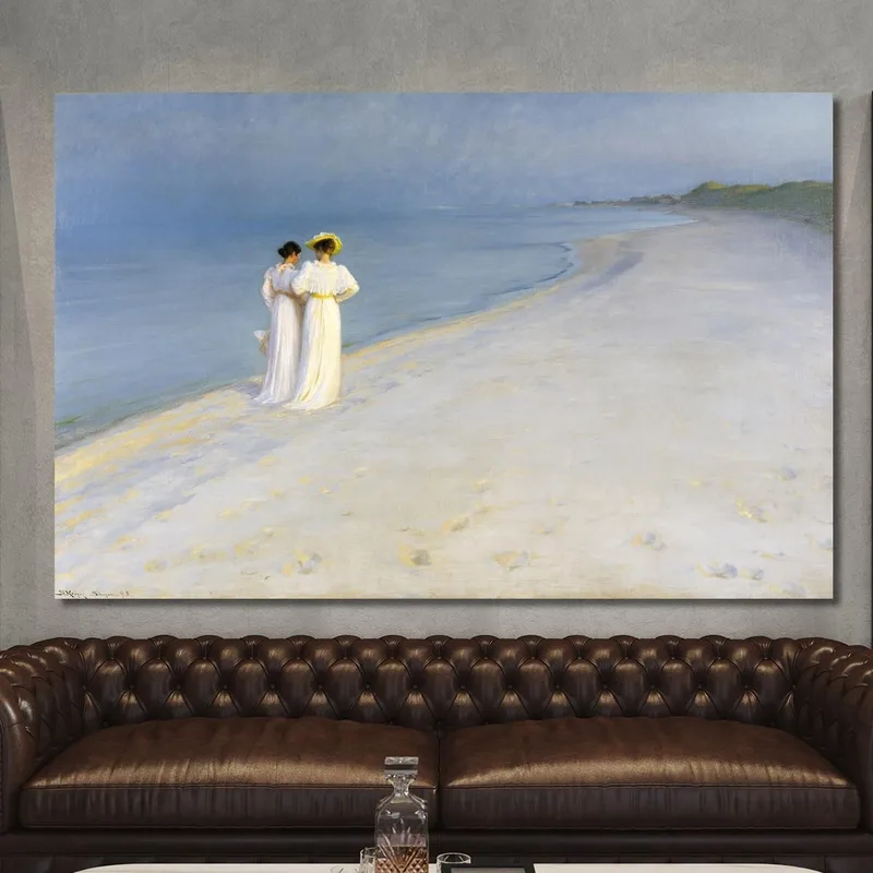 Sommerabend Am Südstrand Peder Severin Krøyer