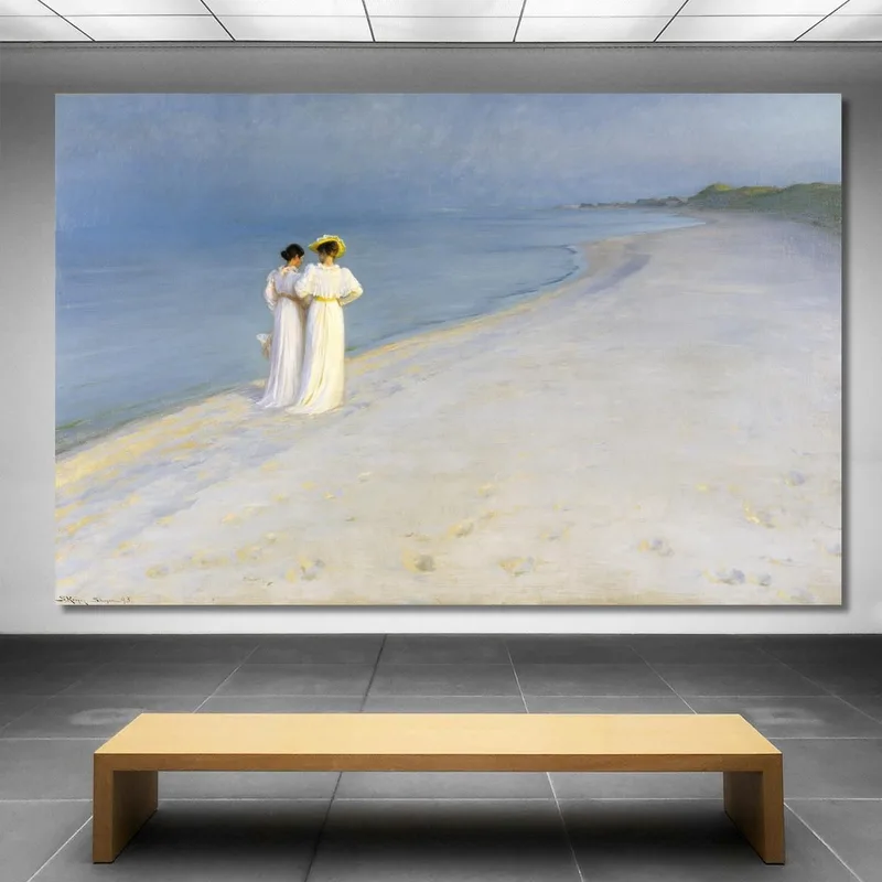 Sommerabend Am Südstrand Peder Severin Krøyer