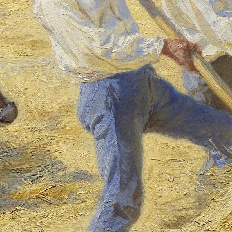 Trebbiatura Negli Abruzzi. Cività D'Antino Peder Severin Krøyer