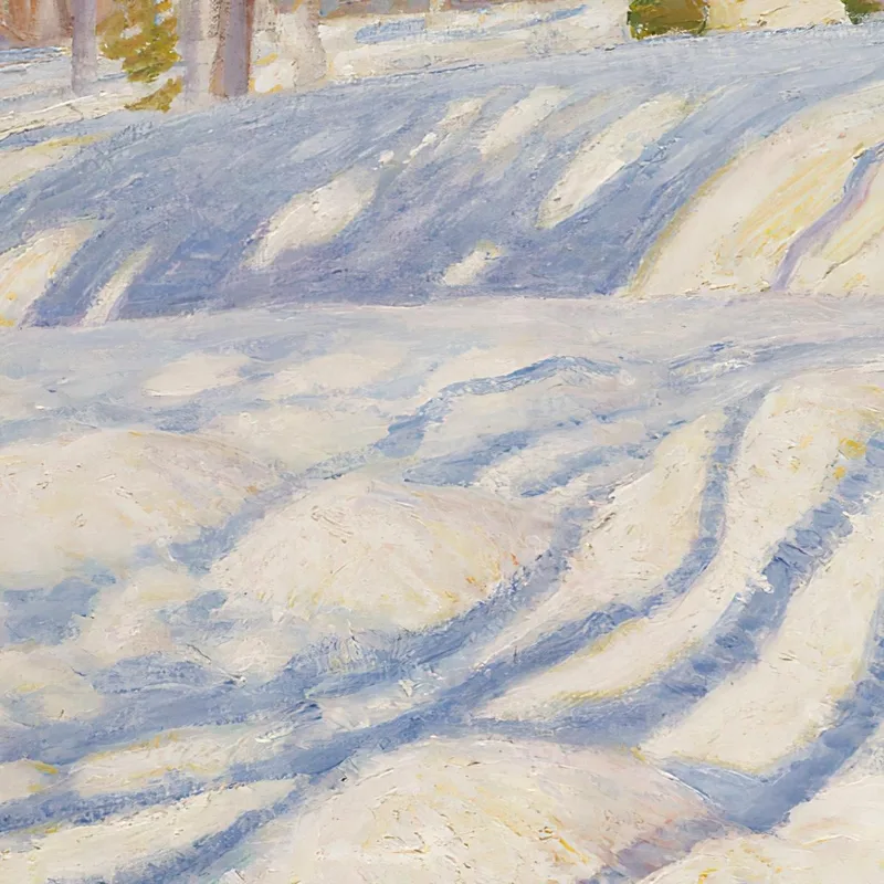 Paesaggio Invernale Al Sole Pekka Halonen