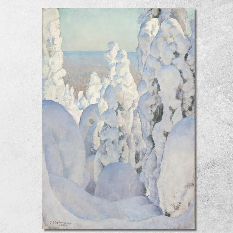 Winter Landscape Kinahmi Pekka Halonen canvas print