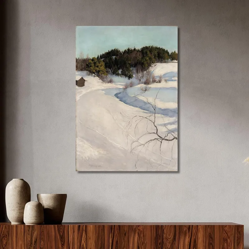 Paesaggio Invernale Myllykyla Pekka Halonen