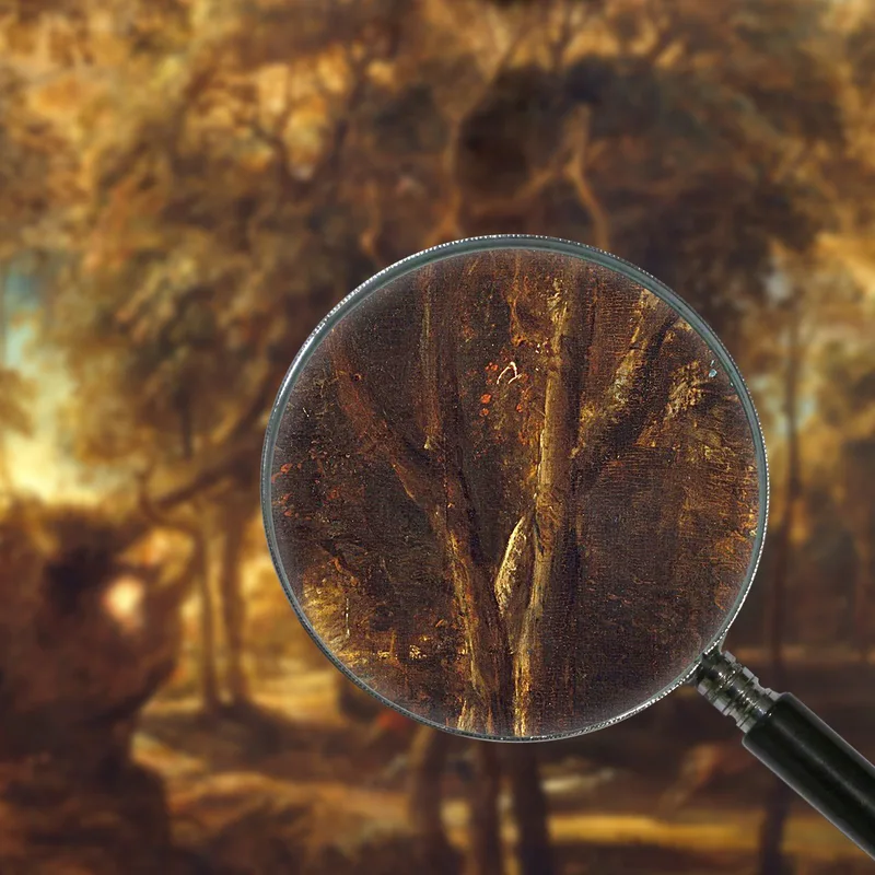Una Foresta All'Alba Con Caccia Al Cervo Peter Paul Rubens