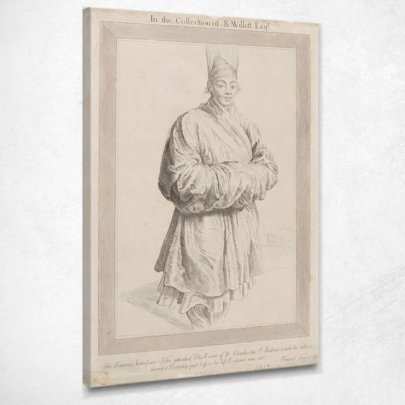 A Siamese Envoy Peter Paul Rubens canvas print