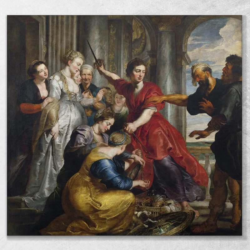Achilles Discovered By Ulysses And Diomedes Peter Paul Rubens