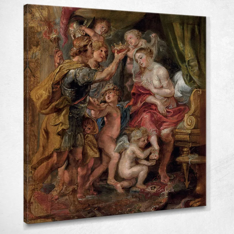 Alexander And Roxana Peter Paul Rubens canvas print