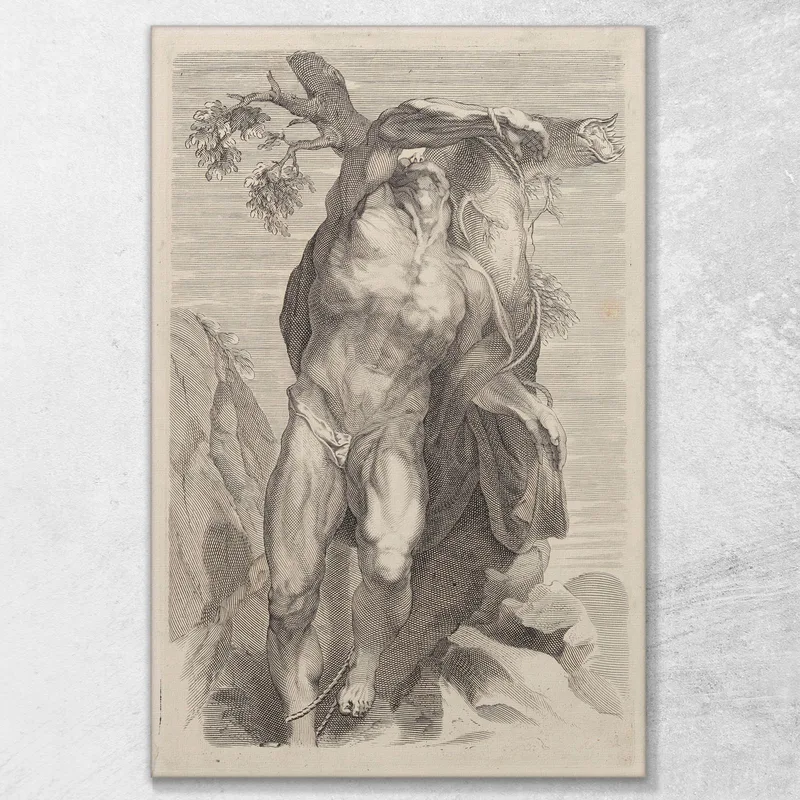 Naked Man Tied Up Peter Paul Rubens