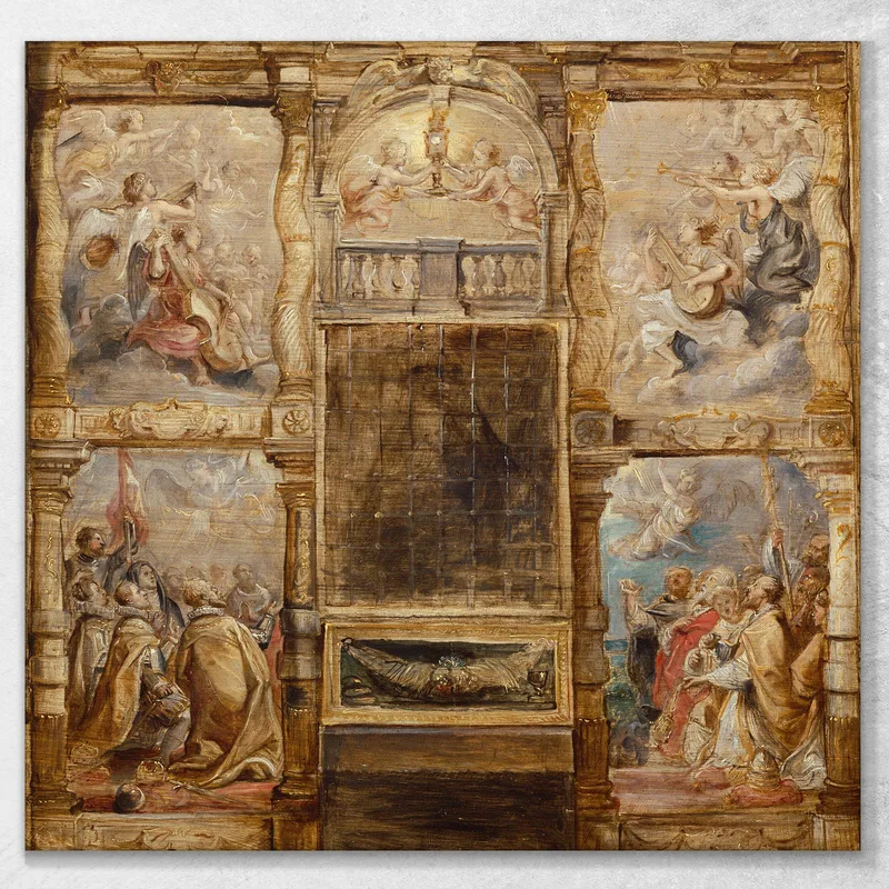 The Adoration Of The Eucharist Peter Paul Rubens