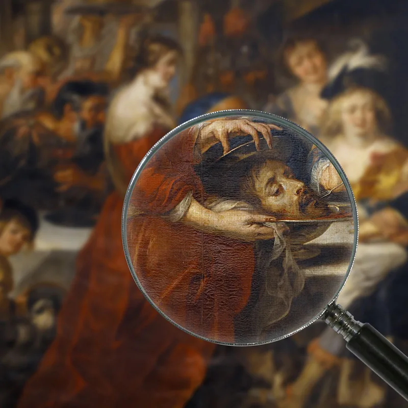 Banchetto Di Erode Salomè Porta Su Un Piatto La Testa Di San Giovanni Battista Peter Paul Rubens