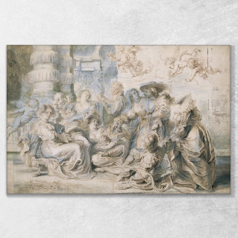 Parte Destra Del Giardino Dell'Amore Peter Paul Rubens