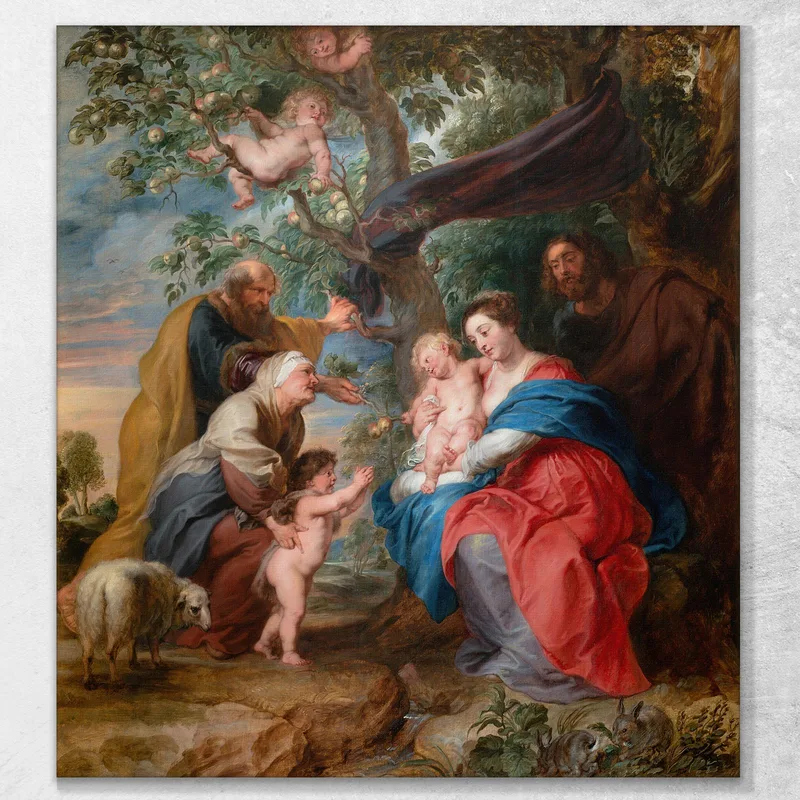 The Holy Family Under An Apple Tree Peter Paul Rubens