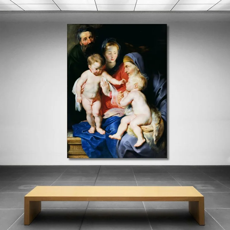 The Holy Family With Saint Elizabeth And Saint John The Baptist Peter Paul Rubens