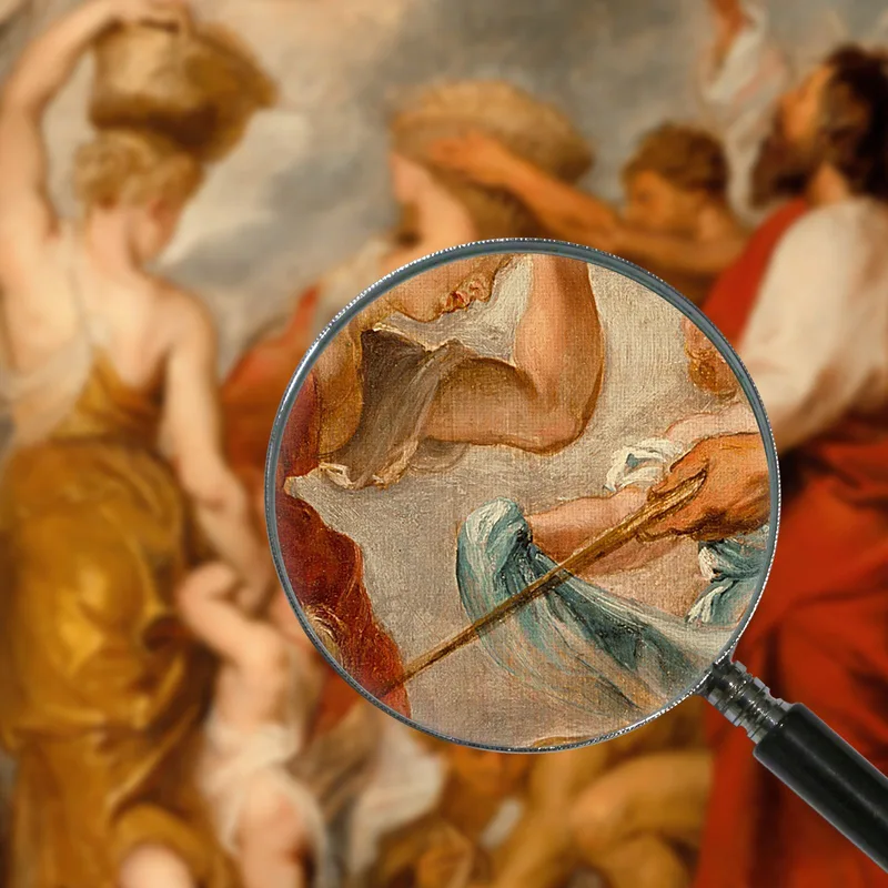 Gli Israeliti Raccolgono La Manna Nel Deserto Peter Paul Rubens