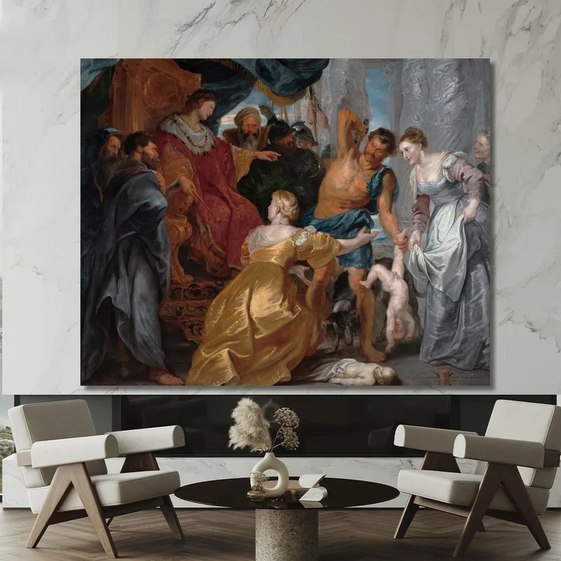 Le Jugement De Salomon Peter Paul Rubens