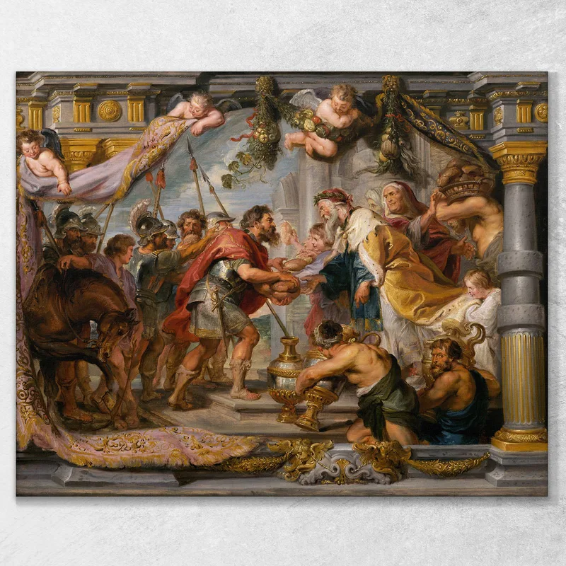 L'Incontro Di Abramo E Melchisedec Peter Paul Rubens