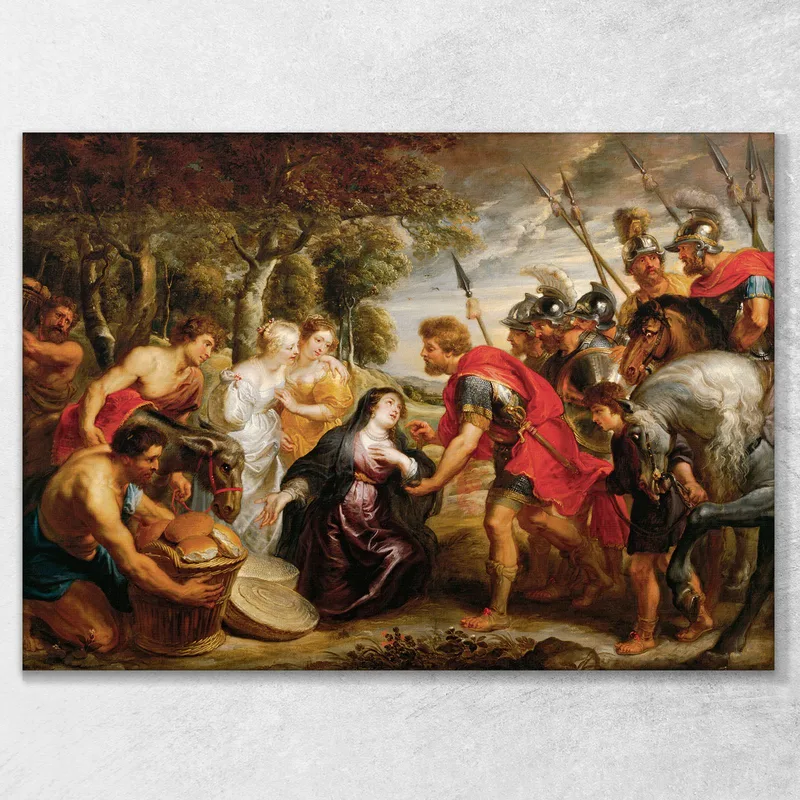 The Meeting Of David And Abigail 2 Peter Paul Rubens
