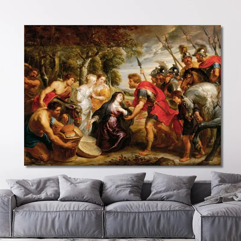 The Meeting Of David And Abigail 2 Peter Paul Rubens