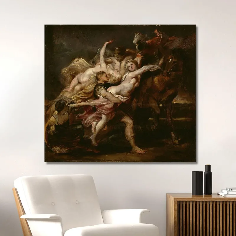 The Rape Of The Daughters Of Levkippos Peter Paul Rubens