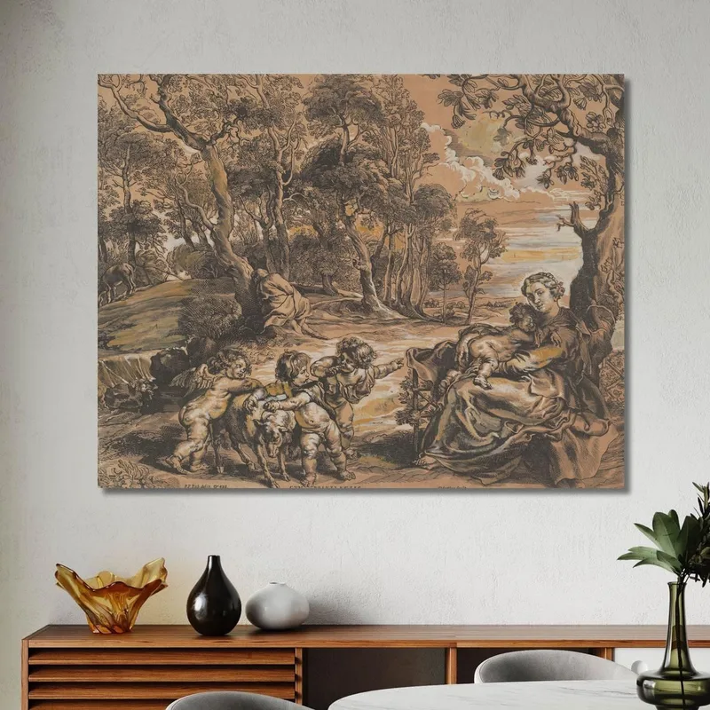 Die Ruhe Auf Der Flucht Nach Ägypten Peter Paul Rubens